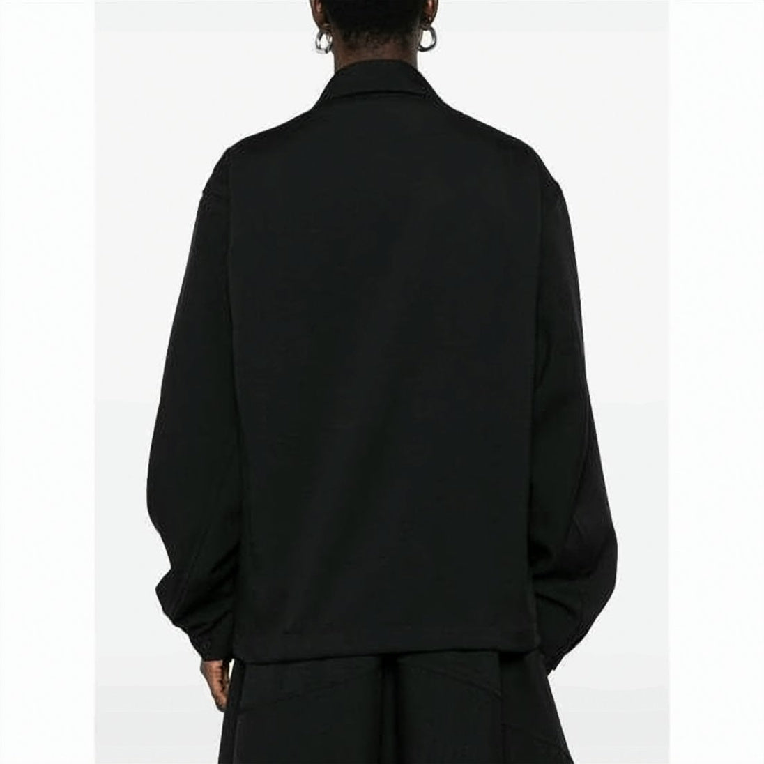 Oversized Jacket with Functional Flap Pockets