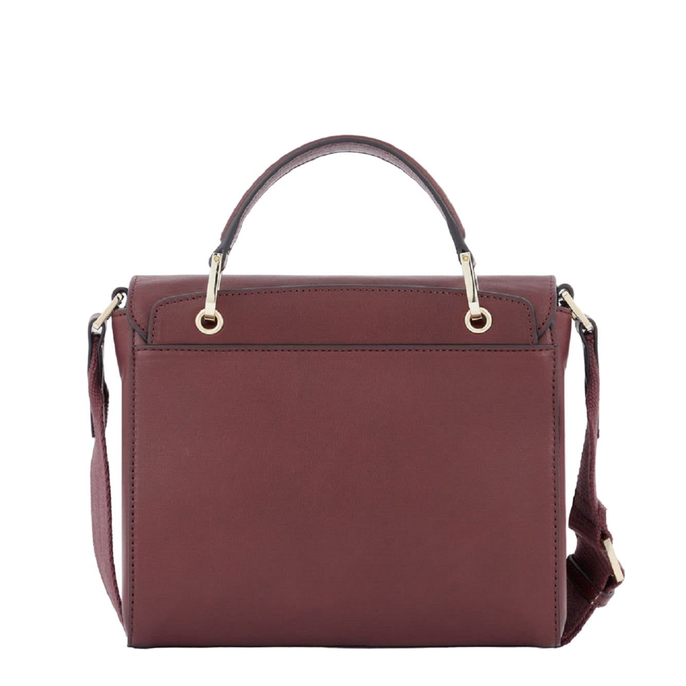 Bordeaux Leather Shoulder Bag