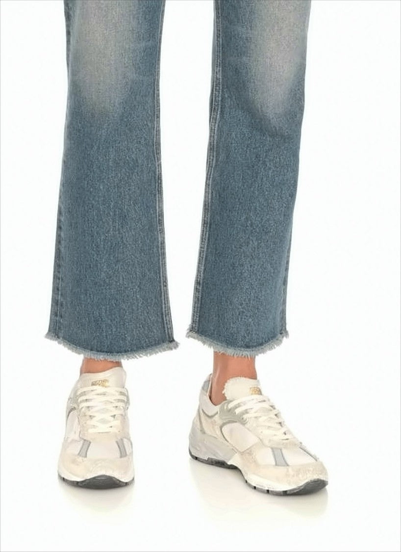 Stylish Off-White Sneakers With Star Detail