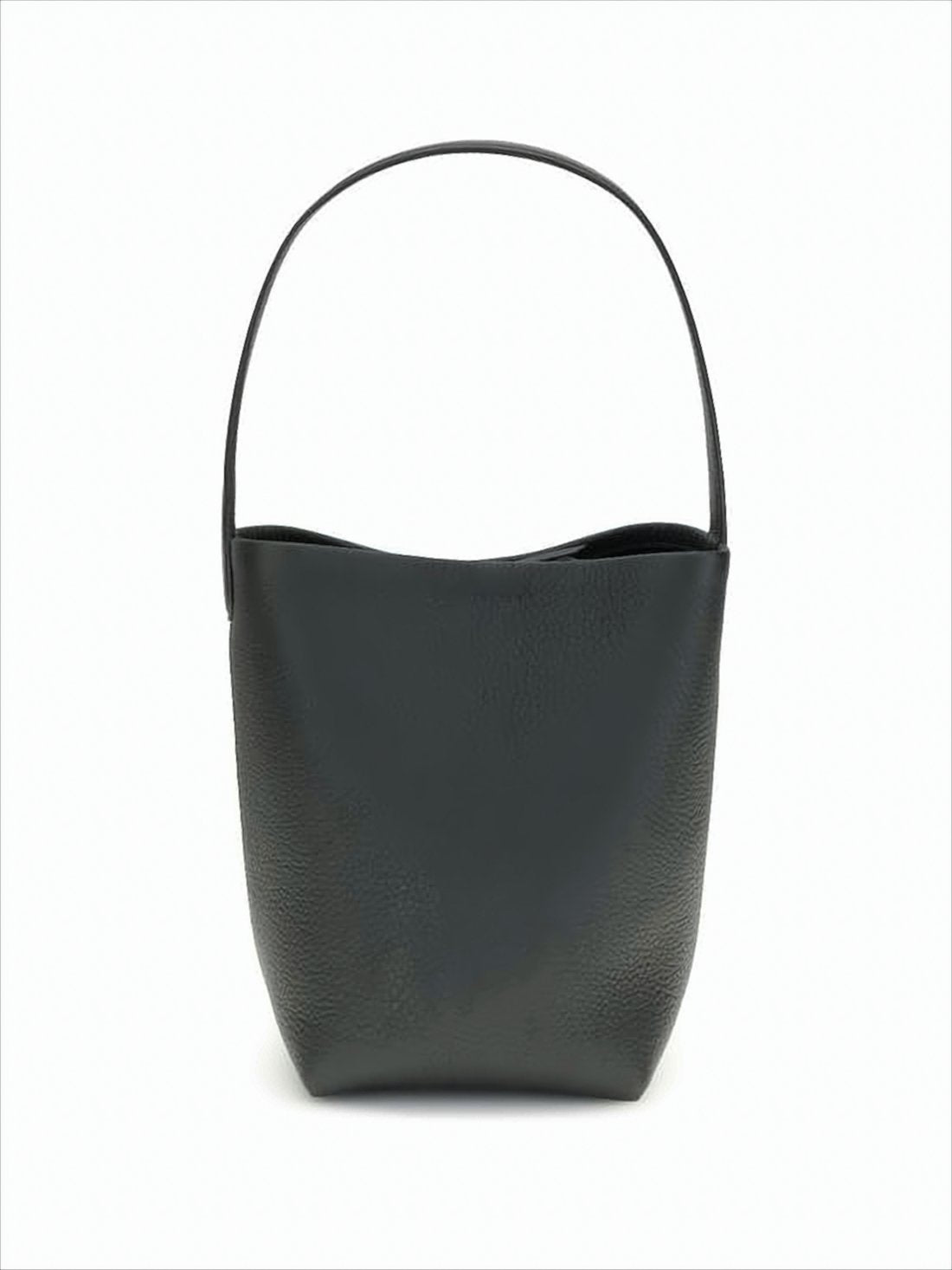 Textured Calf Leather Small Tote Bag
