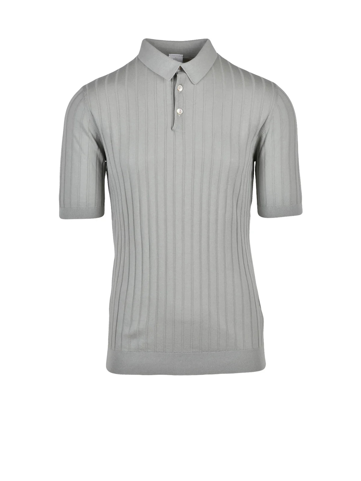 Knit Polo Shirt - Sage Green