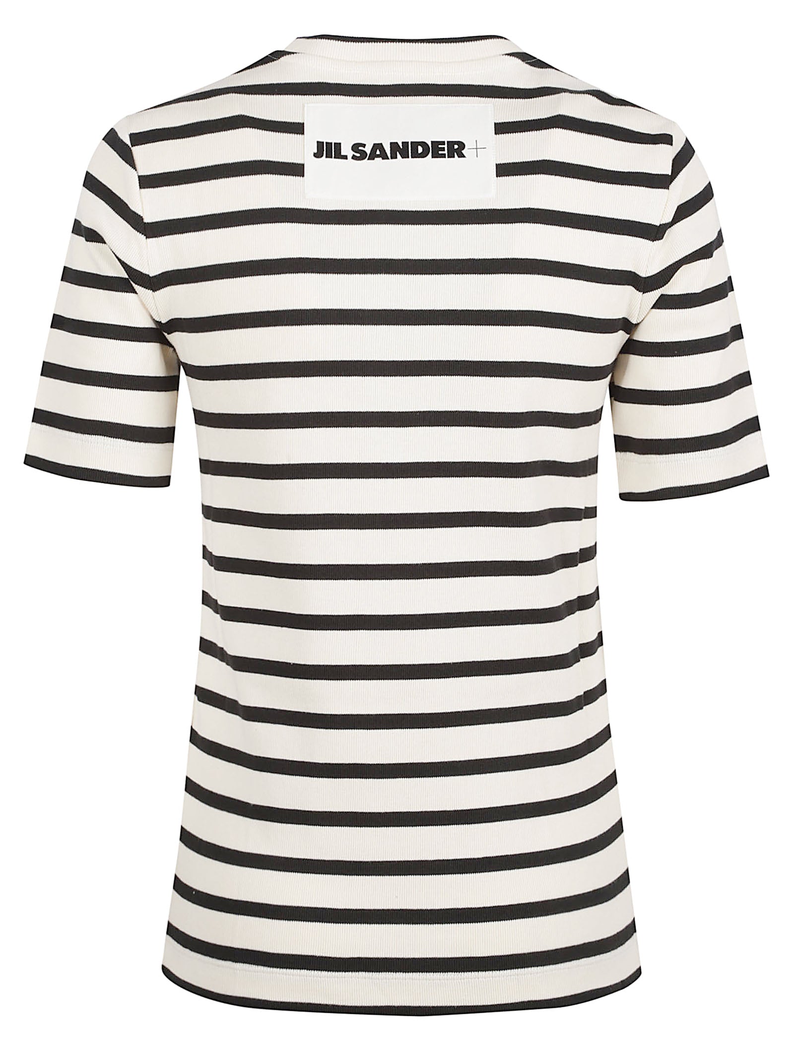 Fine Ribbed Cotton T-Shirt