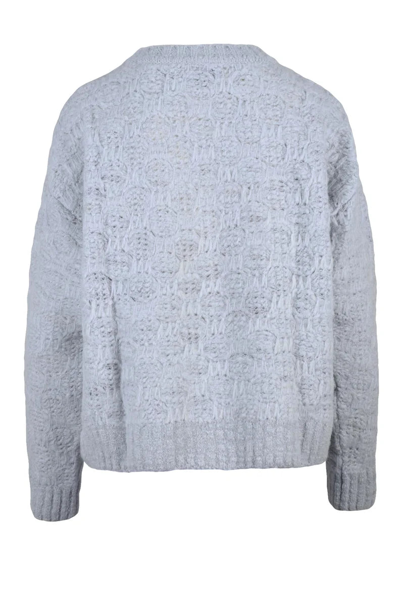 Crew Neck Sweater - Grey