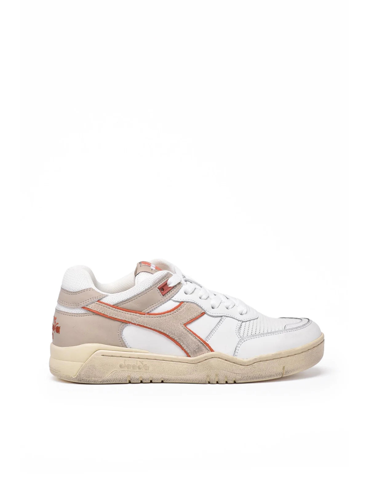 White Beige Leather B.560 Sneakers