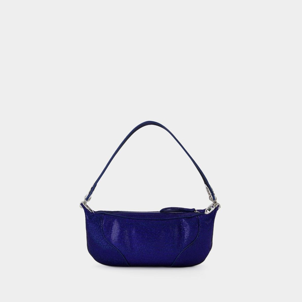 Mini Amira Hobo Bag  - Blue - Leather