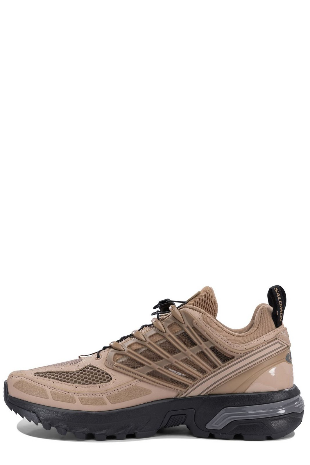 Textile-Upper Sneakers with Breathable Mesh and Toggle Lacing