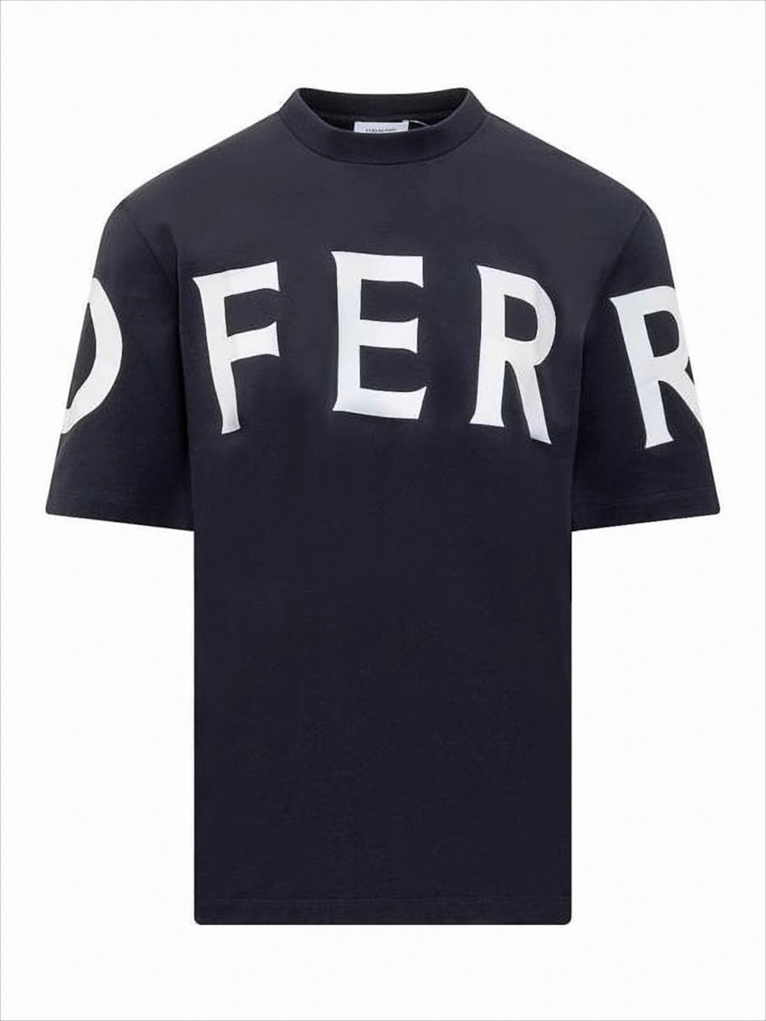 Relaxed Fit Black T-Shirt With Bold Lettering