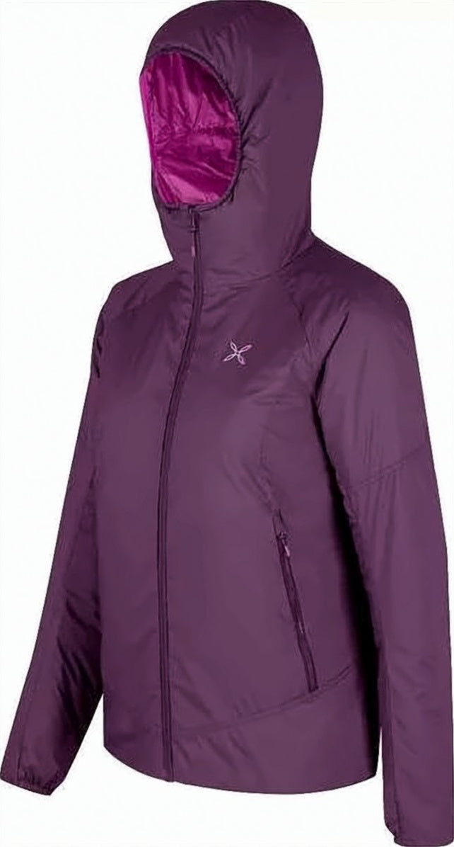 Casual Quilted Jacket With Hood And Practical Design
