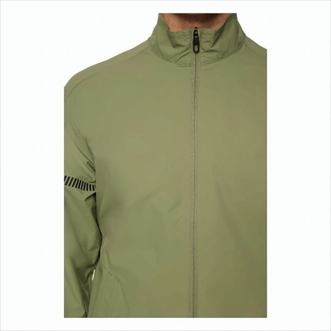 Lightweight Green Stand Collar Jacket