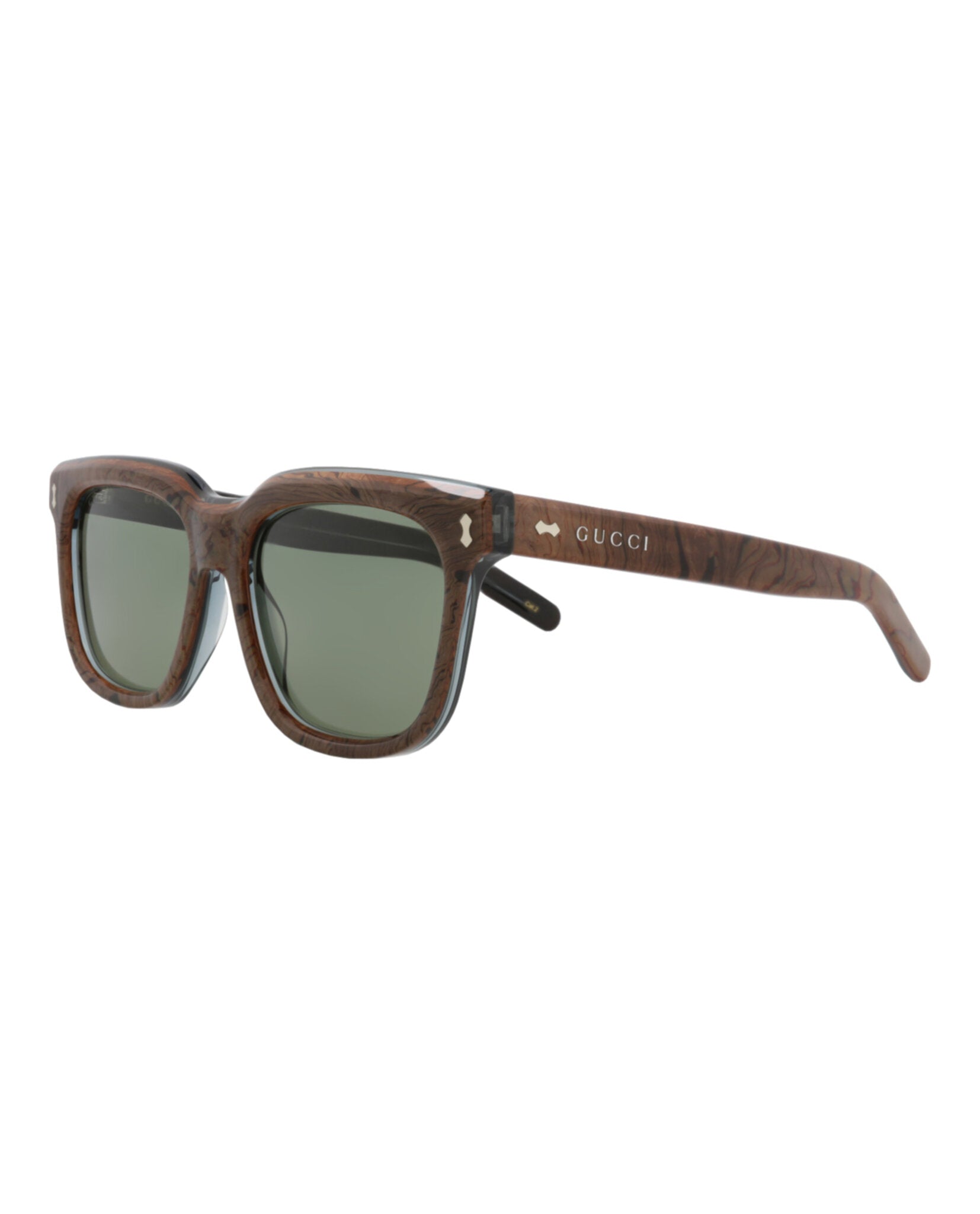 Square-Frame Recycled Acetate Sunglasses