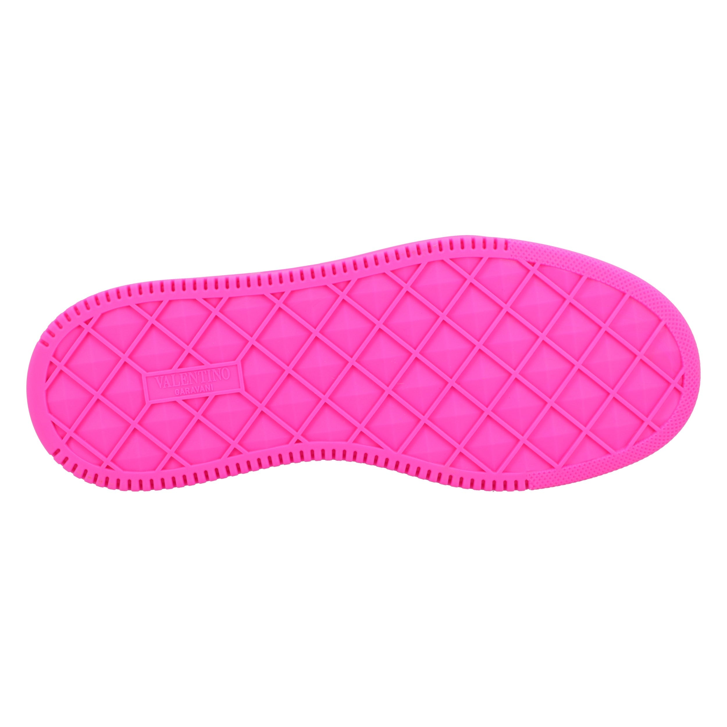 Pink One Stud Xl Leather Sneakers