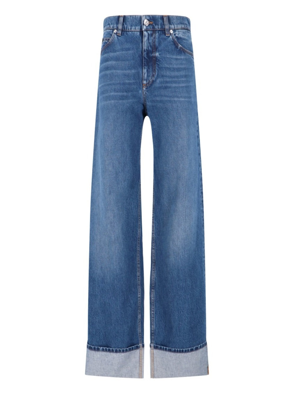 Cuffed Jeans – Blue