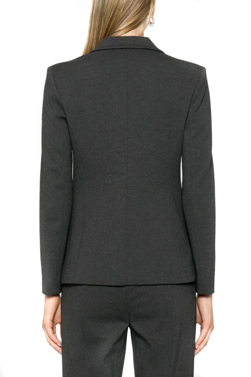 Double-Breasted Grey Blazer