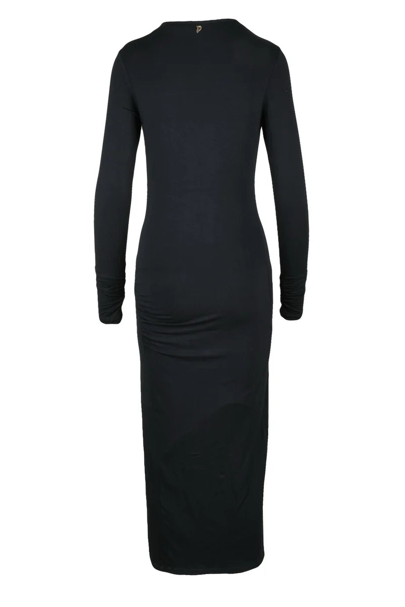 Black Jersey Maxi Dress