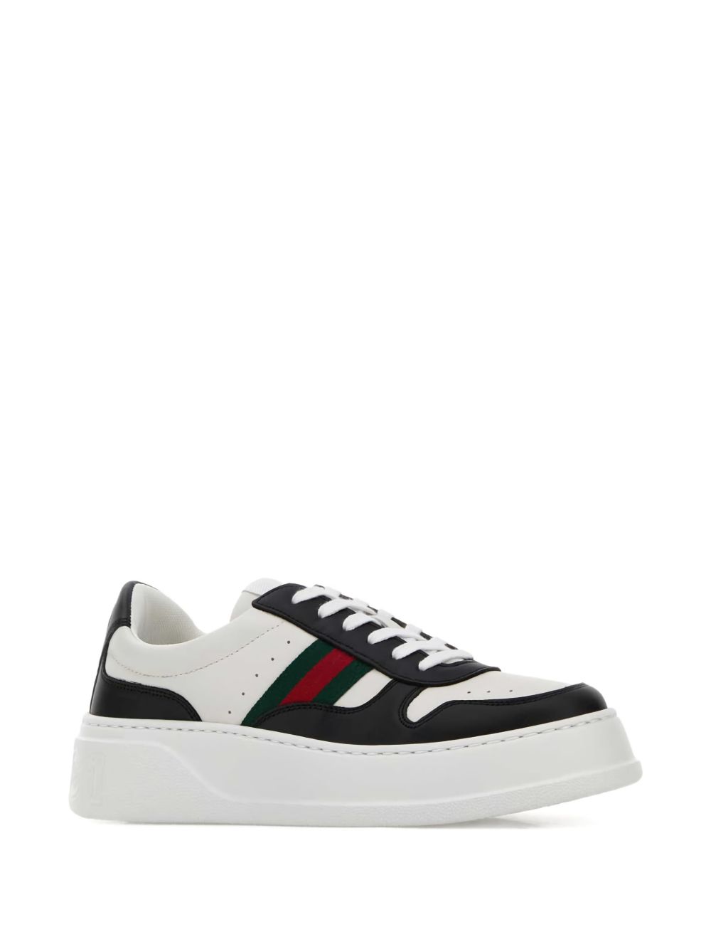 Low-Top Sneakers with Signature Web Stripes