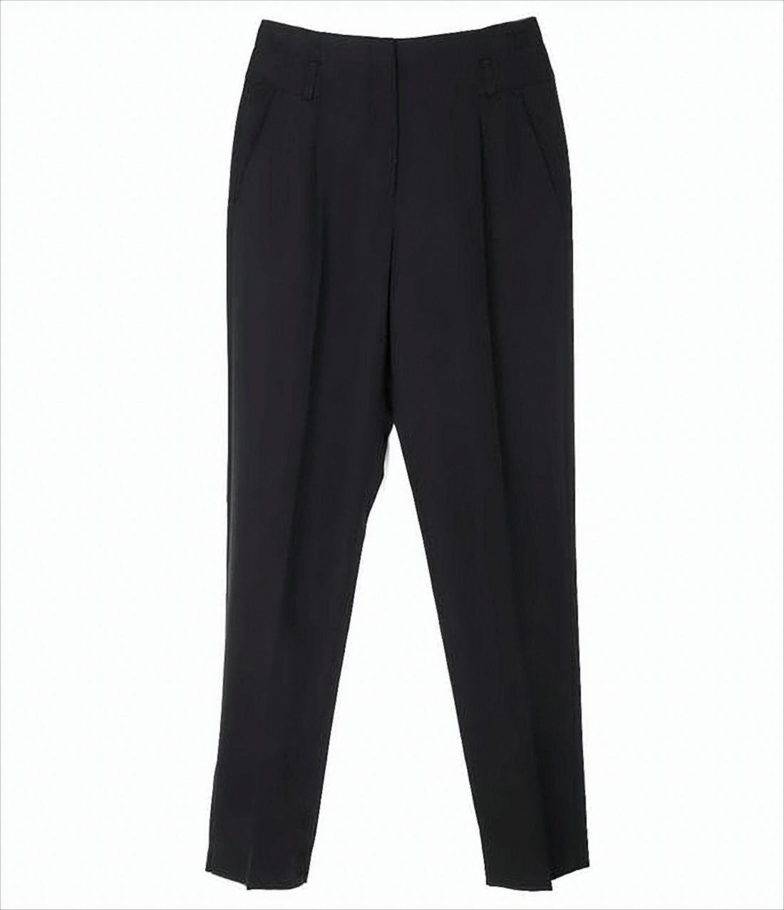 High-Waisted Tailored Straight-Leg Pants