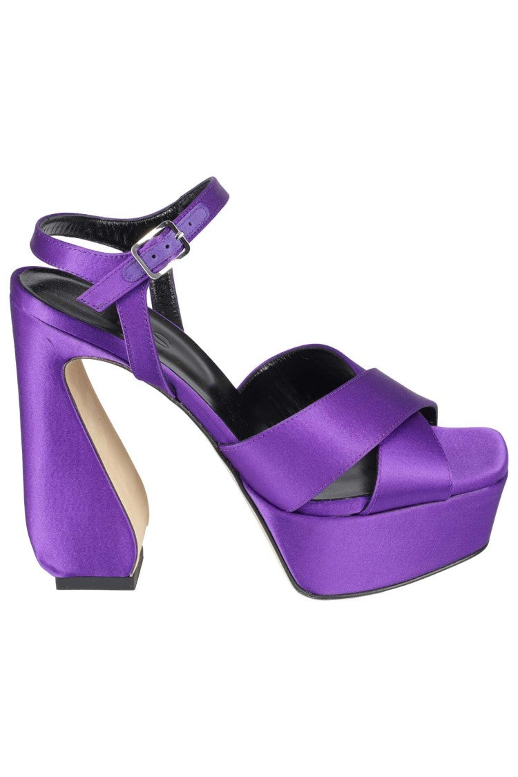 Square Toe High-Heeled Sandal
