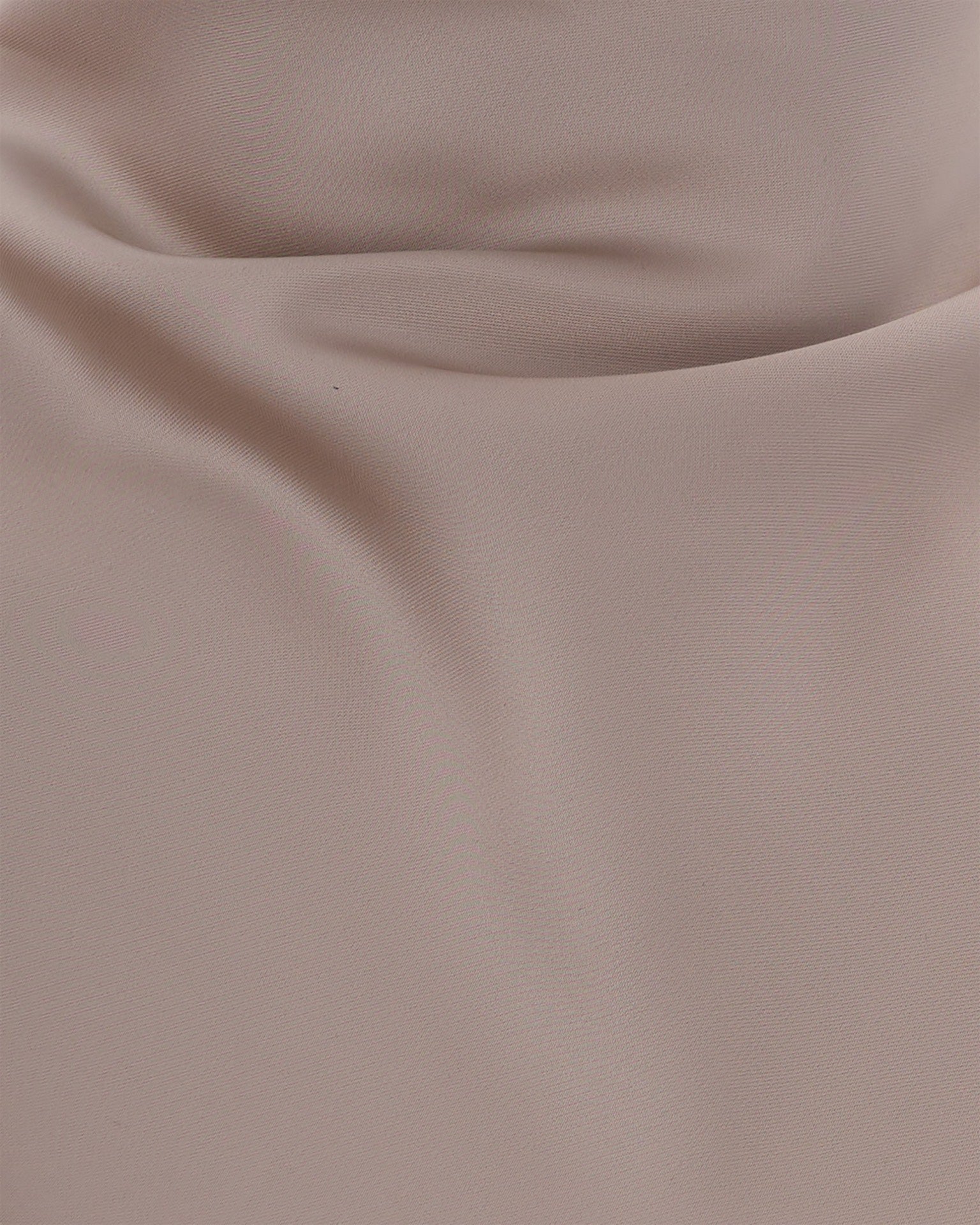 Fluid Midi Dress in Gray Satin