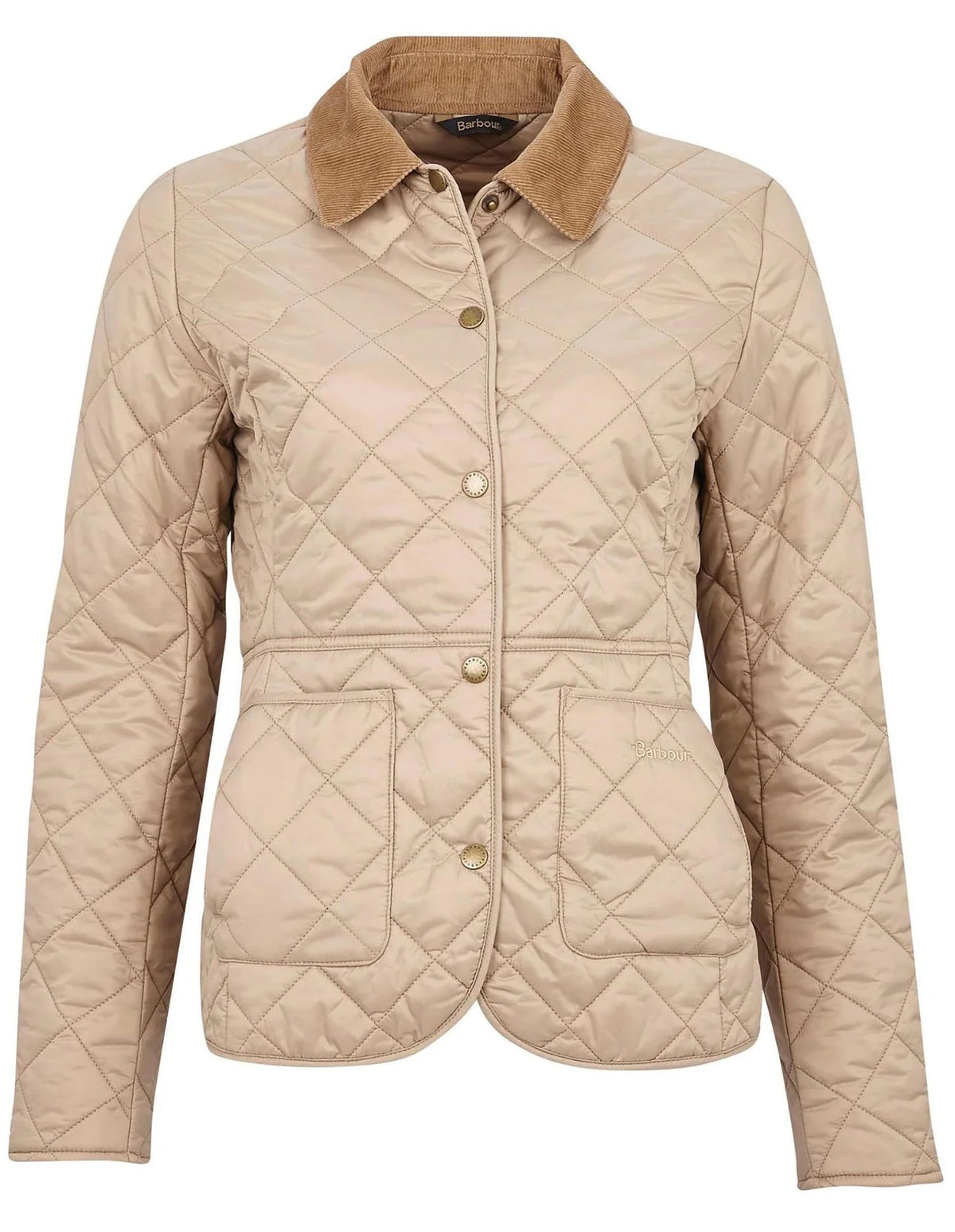 Beige Quilted Jackets