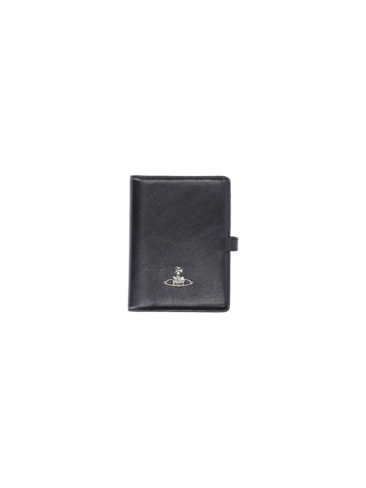 Black Orb Bi-fold Leather Cardholder