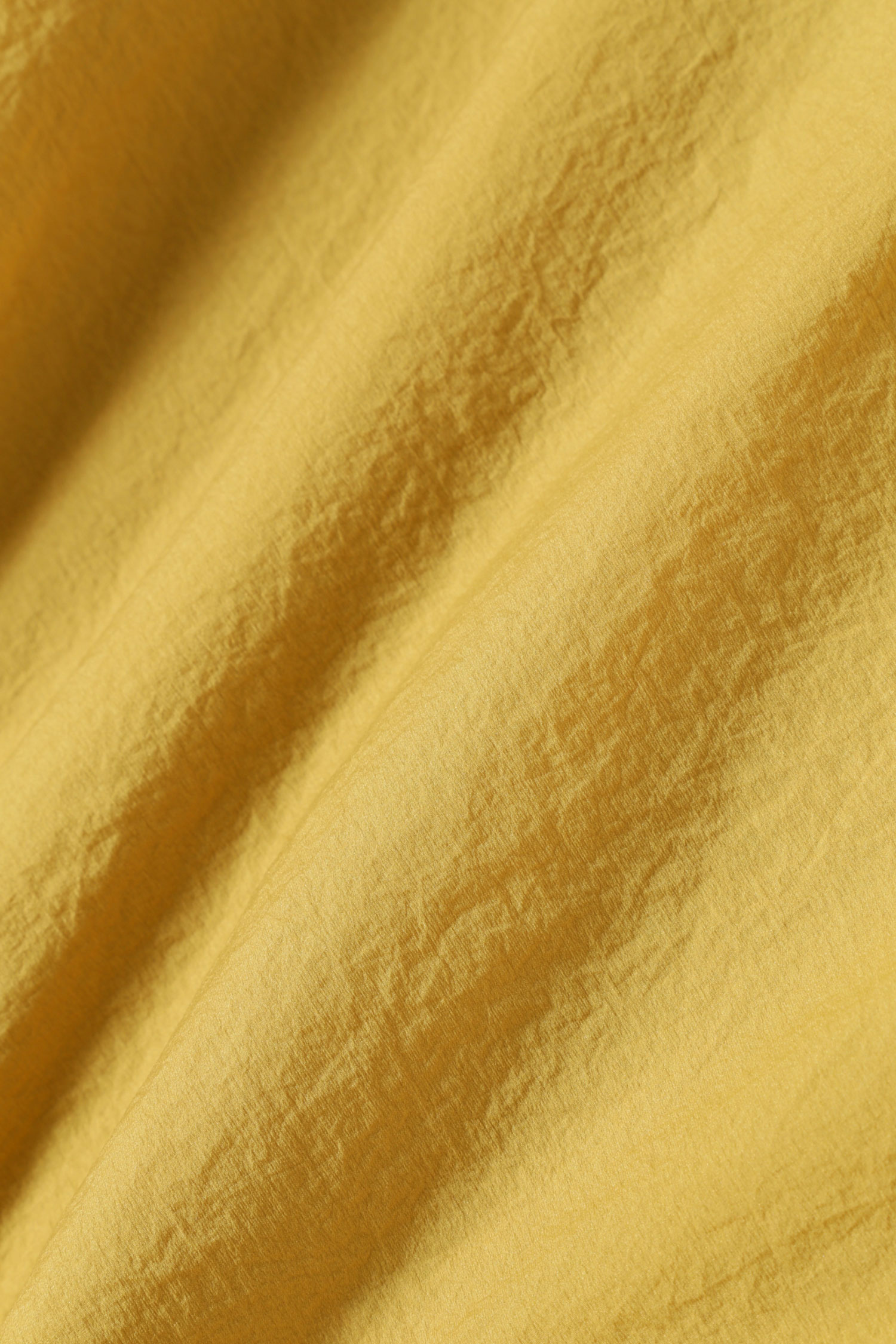 Yellow Hooded Jacket with Textured Fleece