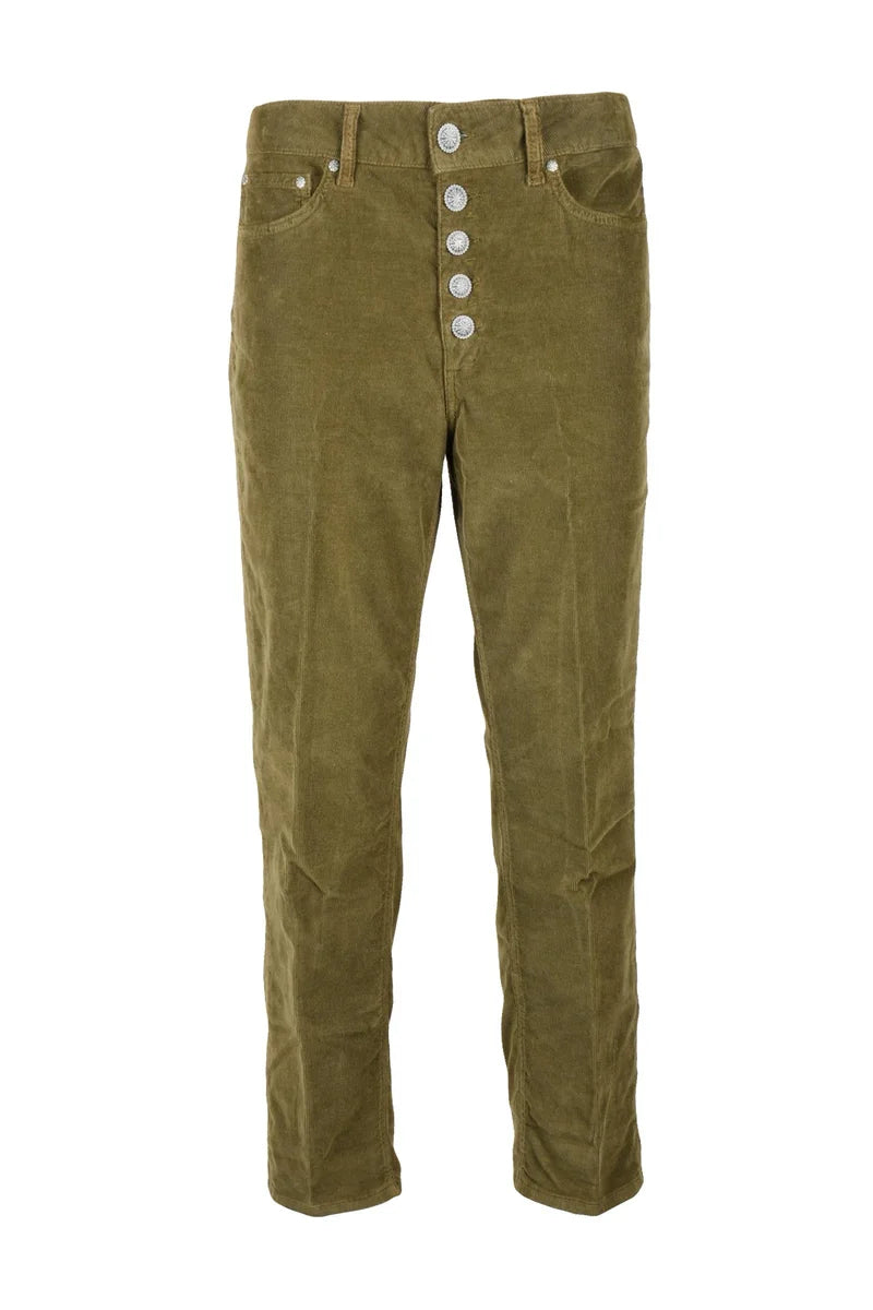 Koons Bot Gioie Trousers - Olive Green