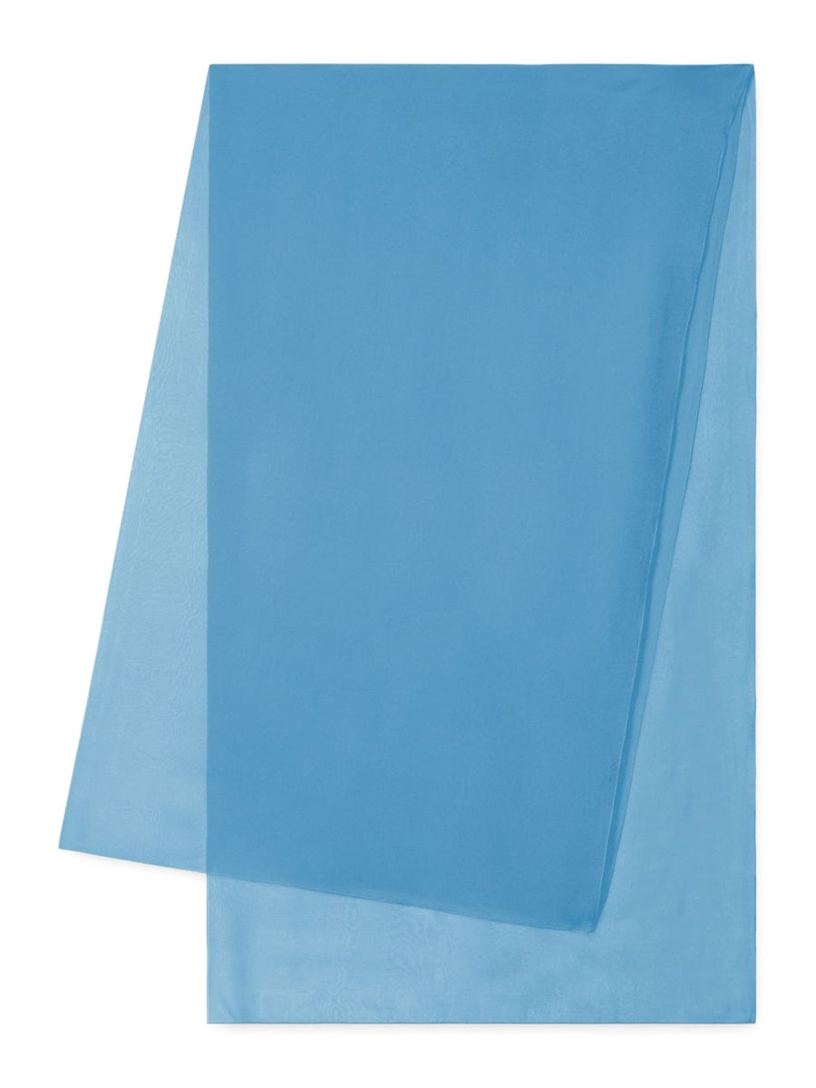 Soft Blue Silk Scarf