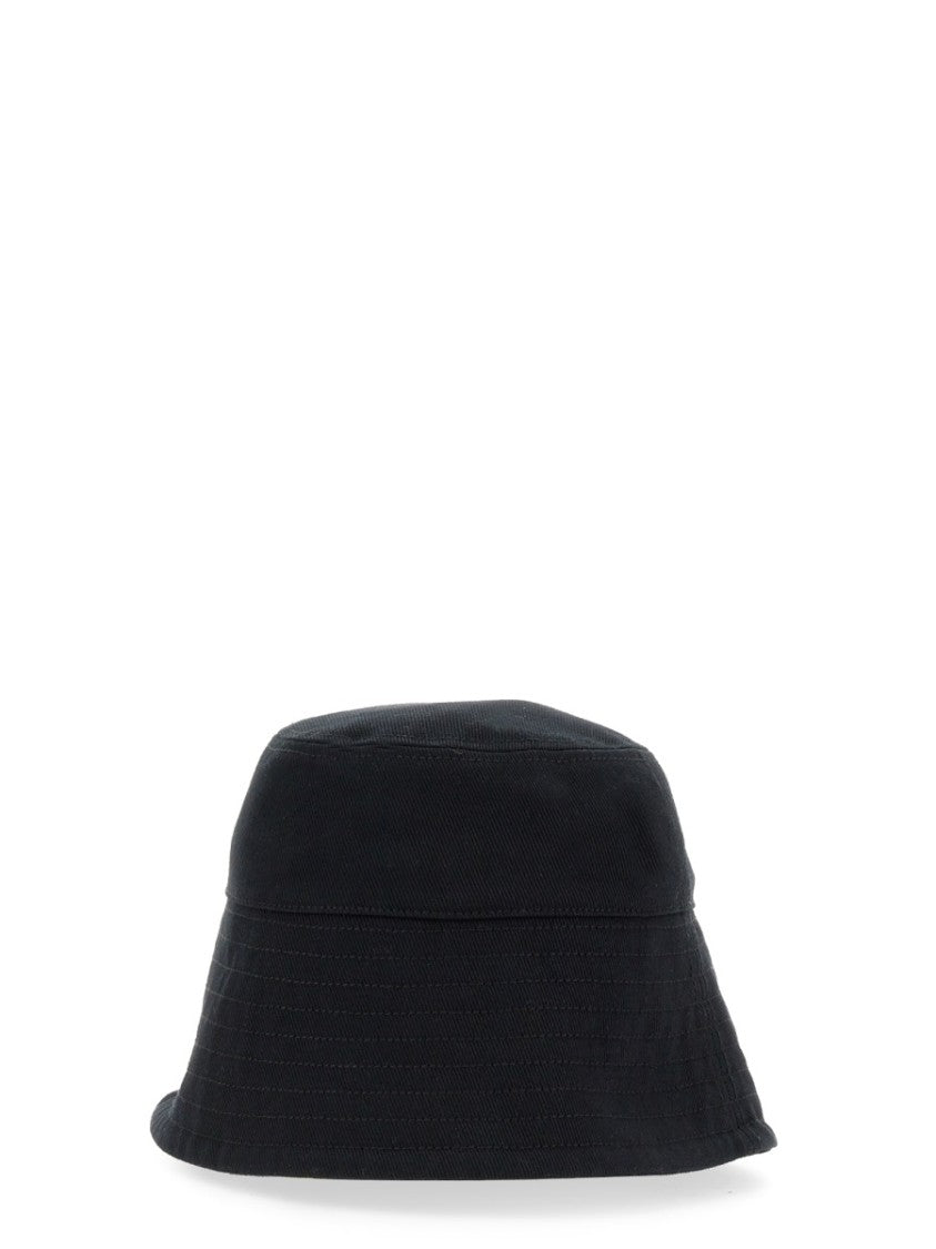 Classic Black Bucket Hat With Structured Crown