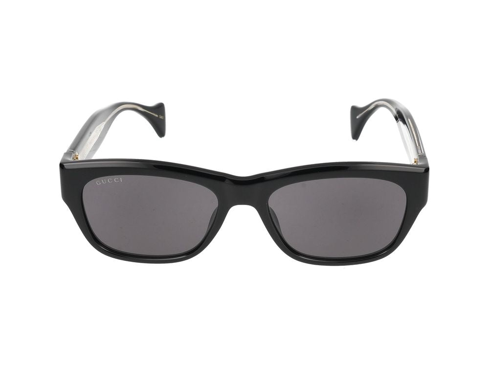Okulary przeciwsłoneczne Gucci GG1706S 001 czarny czarny szary 55/18/145