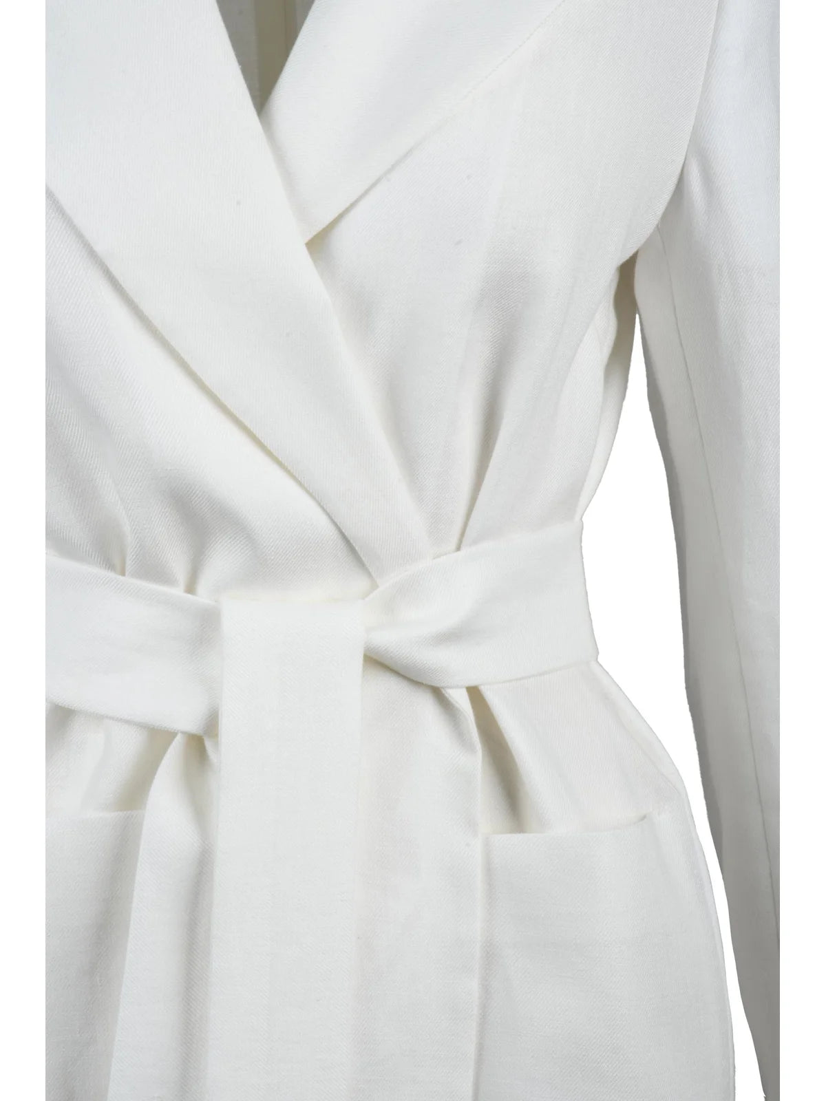 White Linen Duster Coat