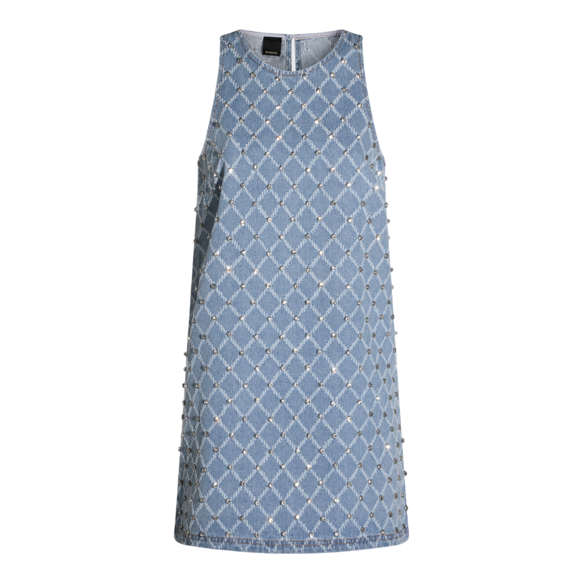 Light Blue Denim Shift Dress
