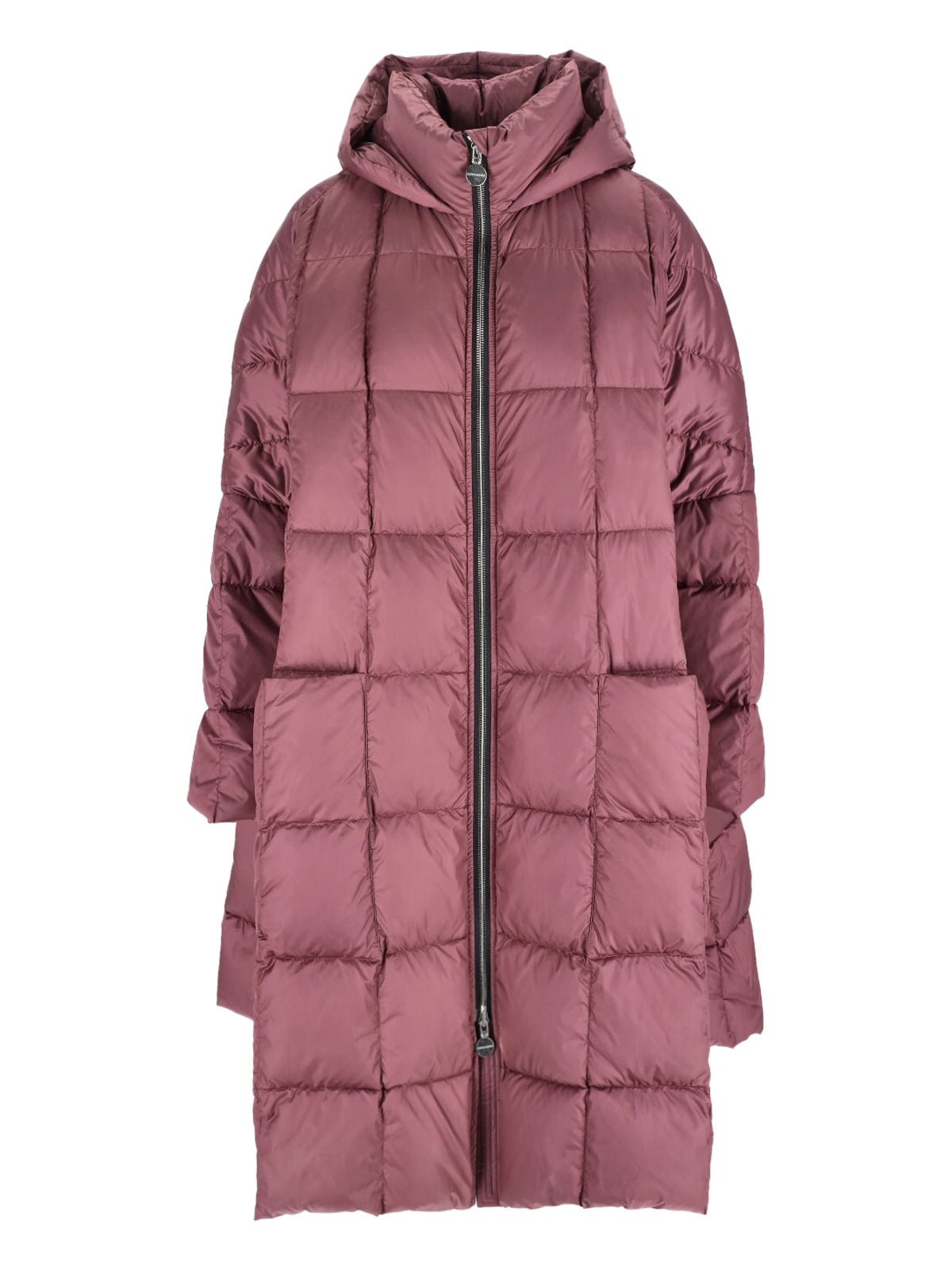 "Pyramid Leon" Maxi Puffer Jacket – Purple