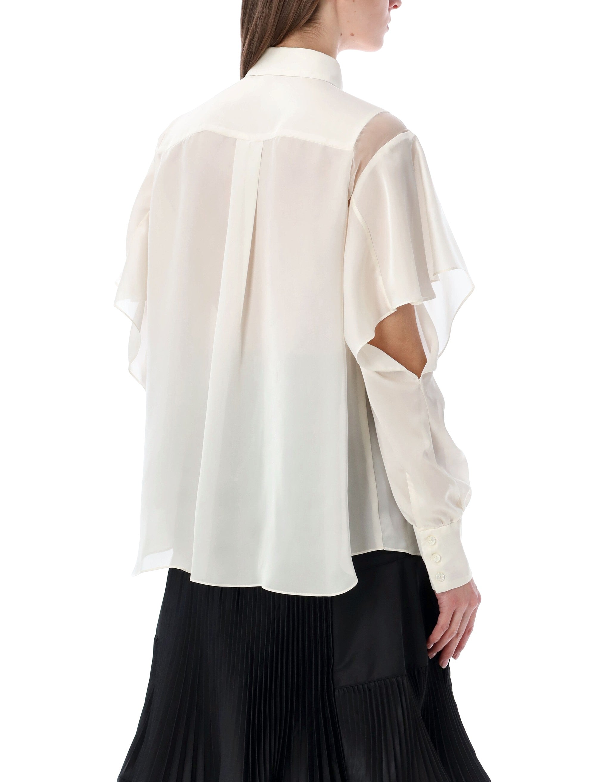 Satin Ecru Shirt
