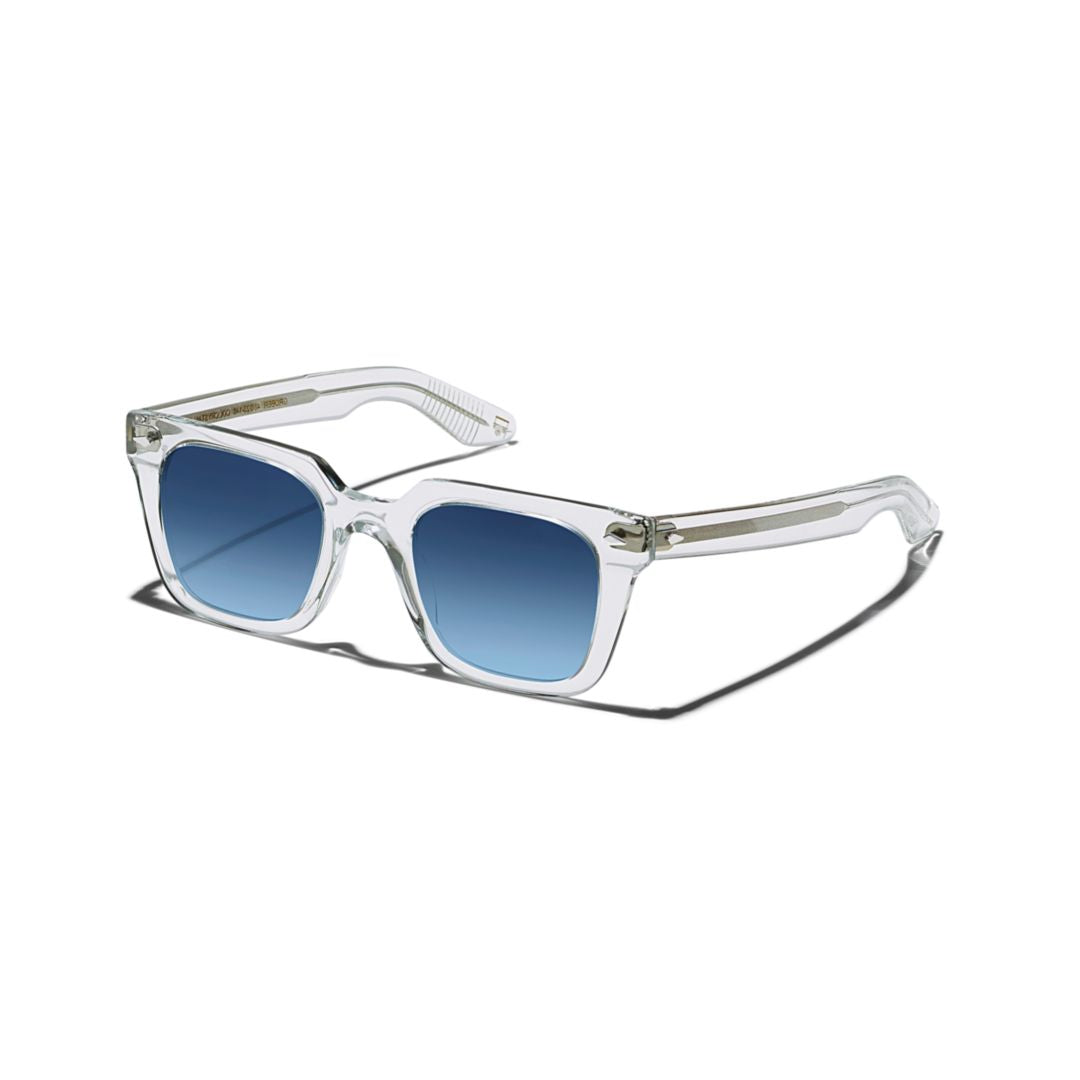 Or-Grb-S Grober Sun Square-Frame Gradient Blue Tint Moscot Sunglasses