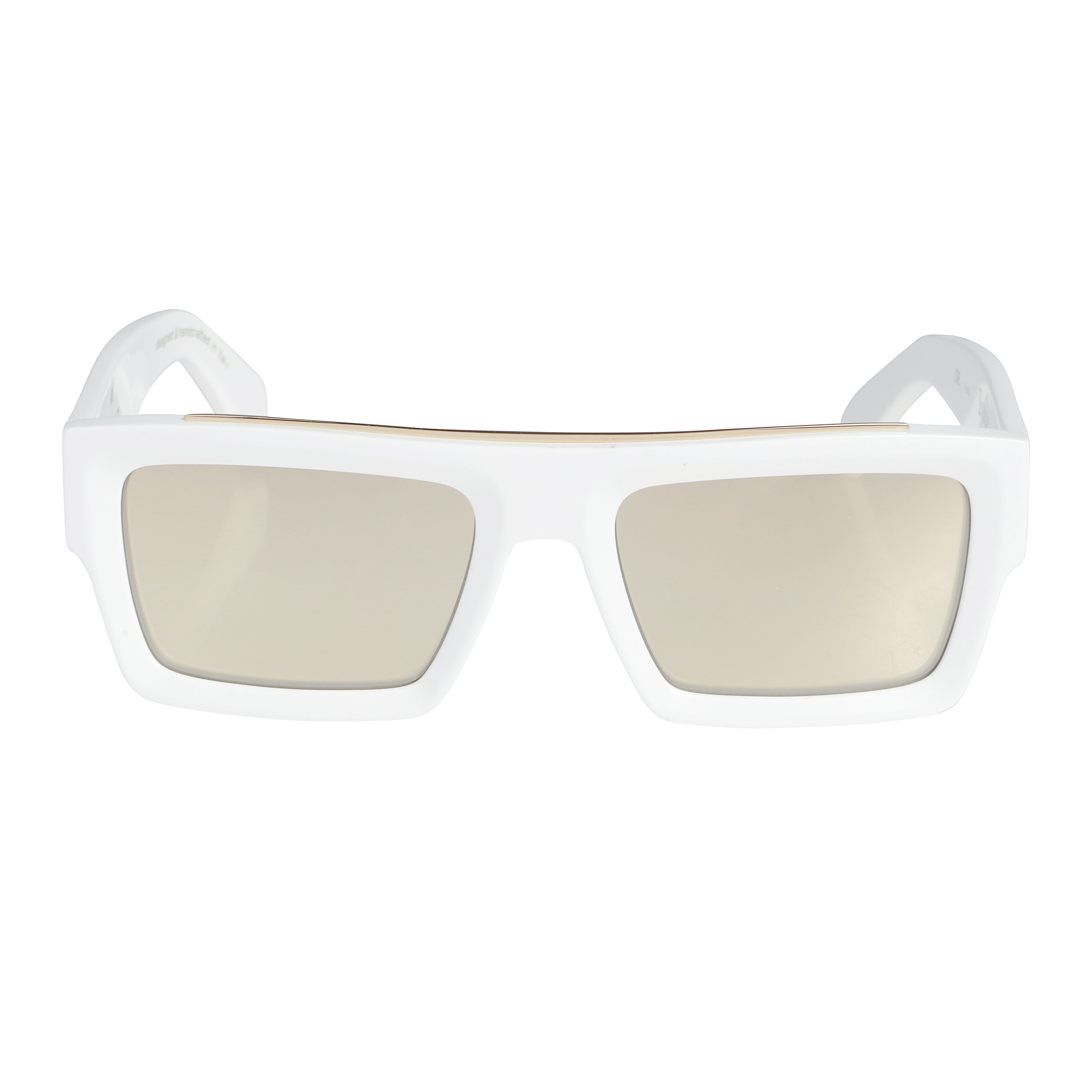 Bandit 2 Special Bold Rectangular Sunglasses with Glossy Finish