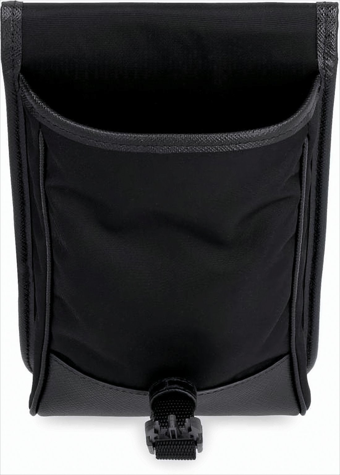 Structured Black Crossbody Bag with Signature Logo Emblem