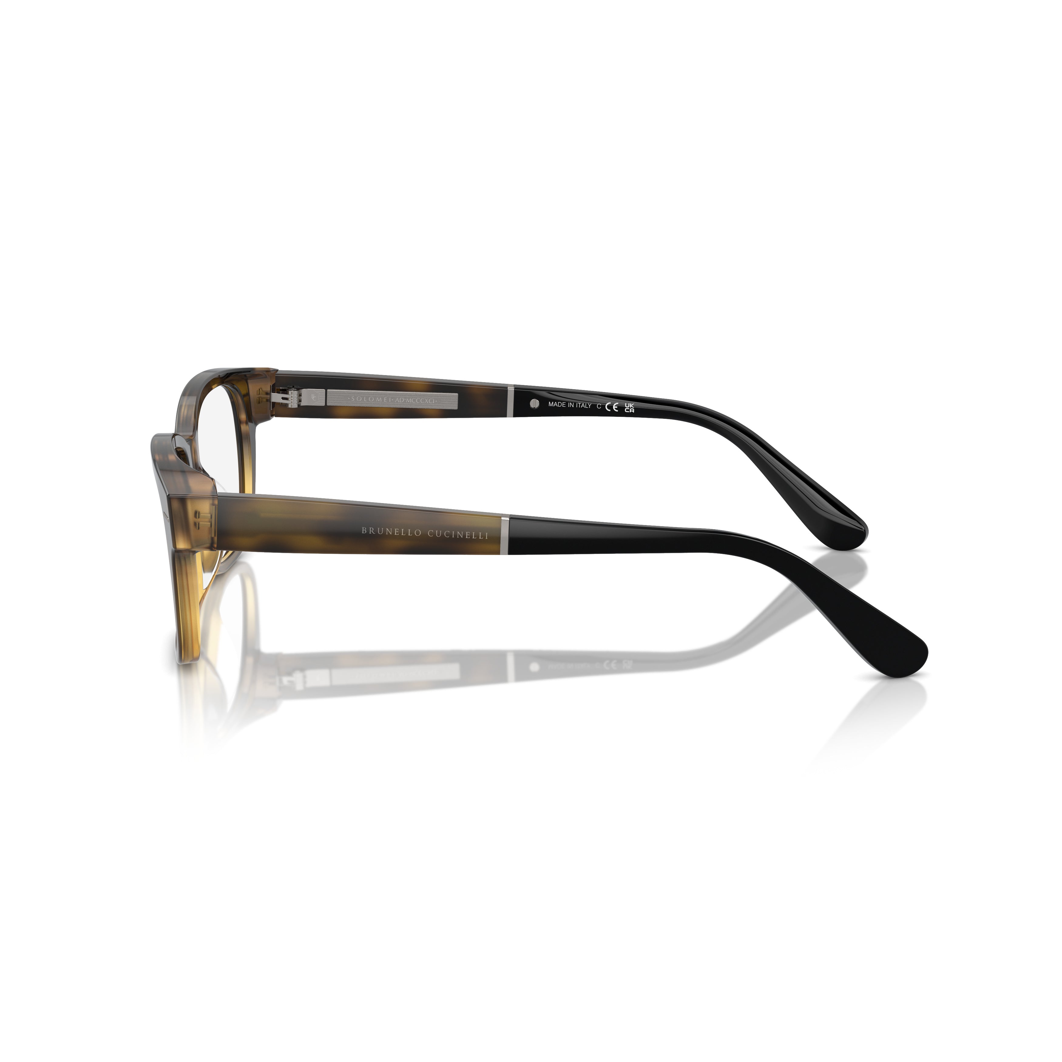 0bc3003 Rectangular Gradient Acetate Sunglasses with Polished Finish