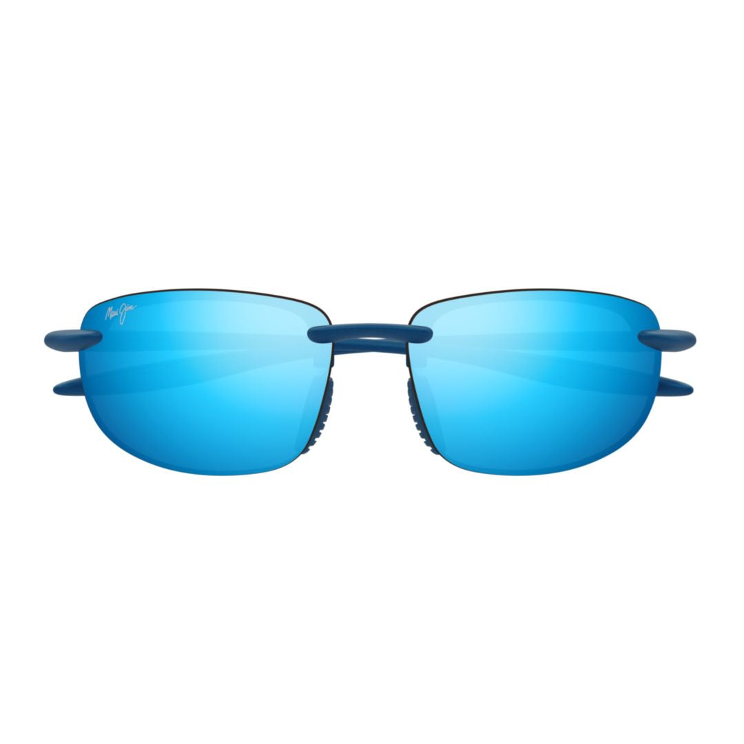 Hookipa Ultra Rimless Sunglasses with Vibrant Blue Mirrored Lenses
