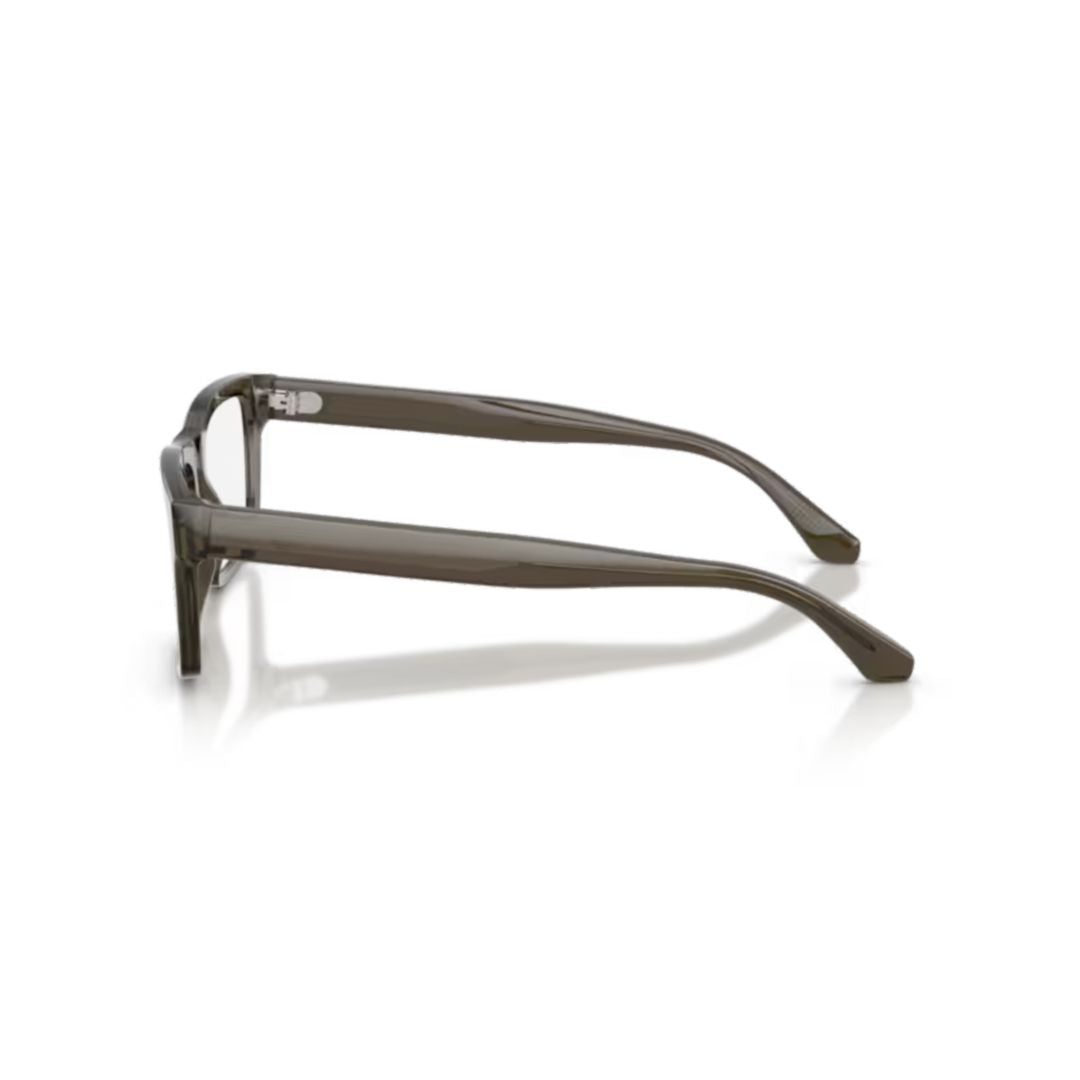 0ea3254 Rectangular Eyeglasses in Translucent Smoky Grey Acetate