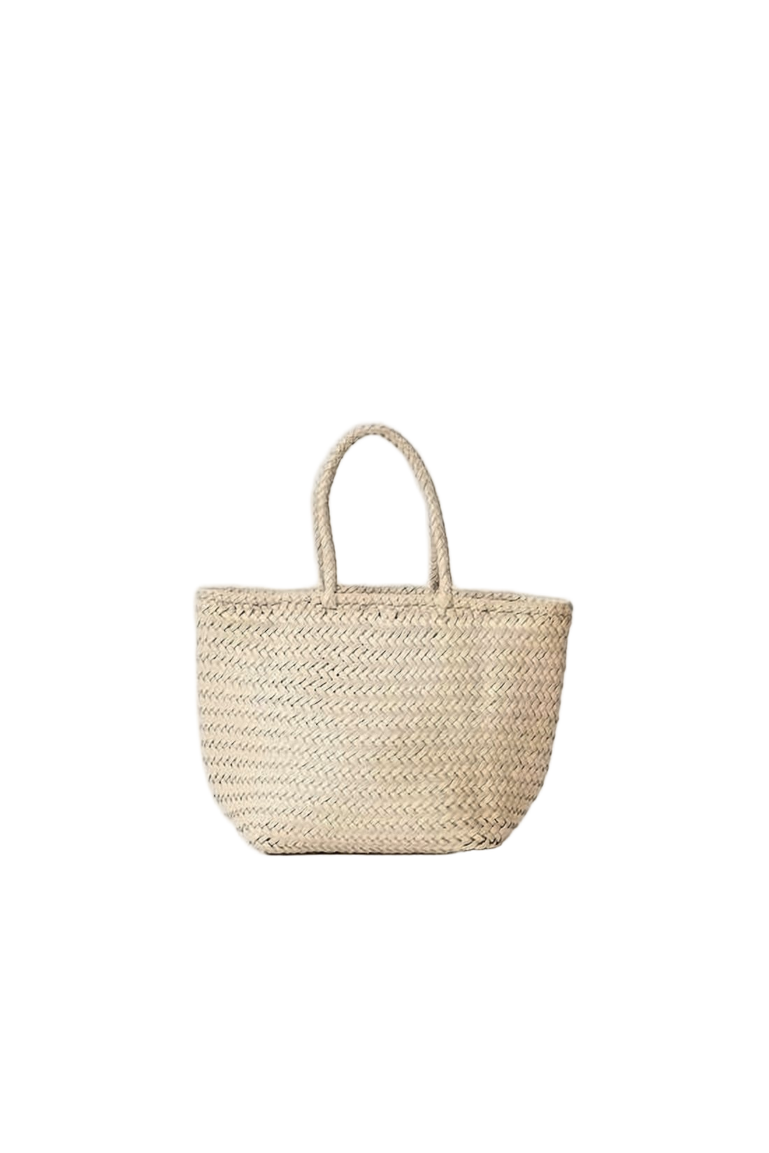 Woven Buffalo Leather Tote Bag