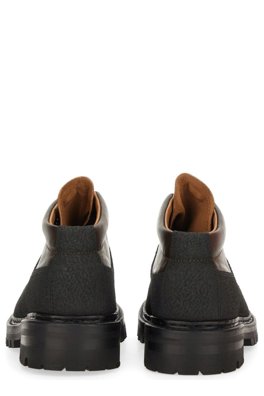 Rugged Textured Leather Boots