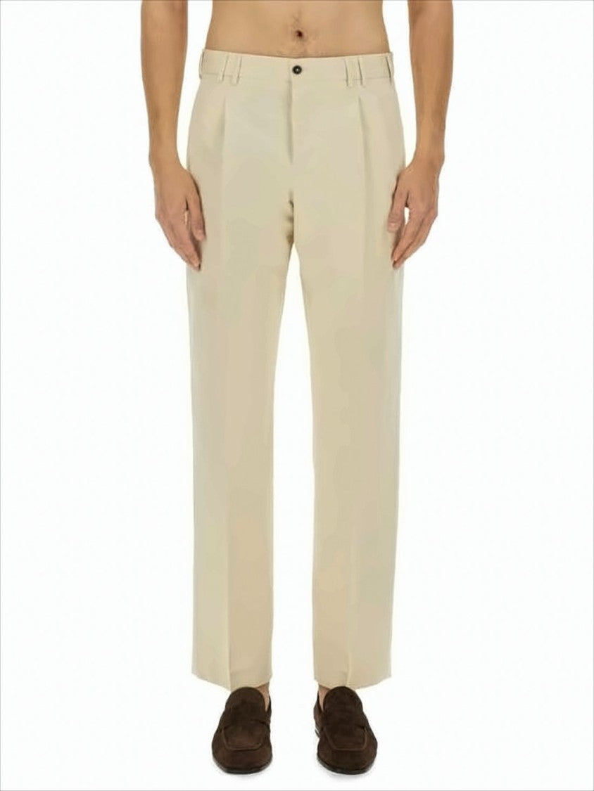 Straight-Leg Chino Pants with Tailored Fit