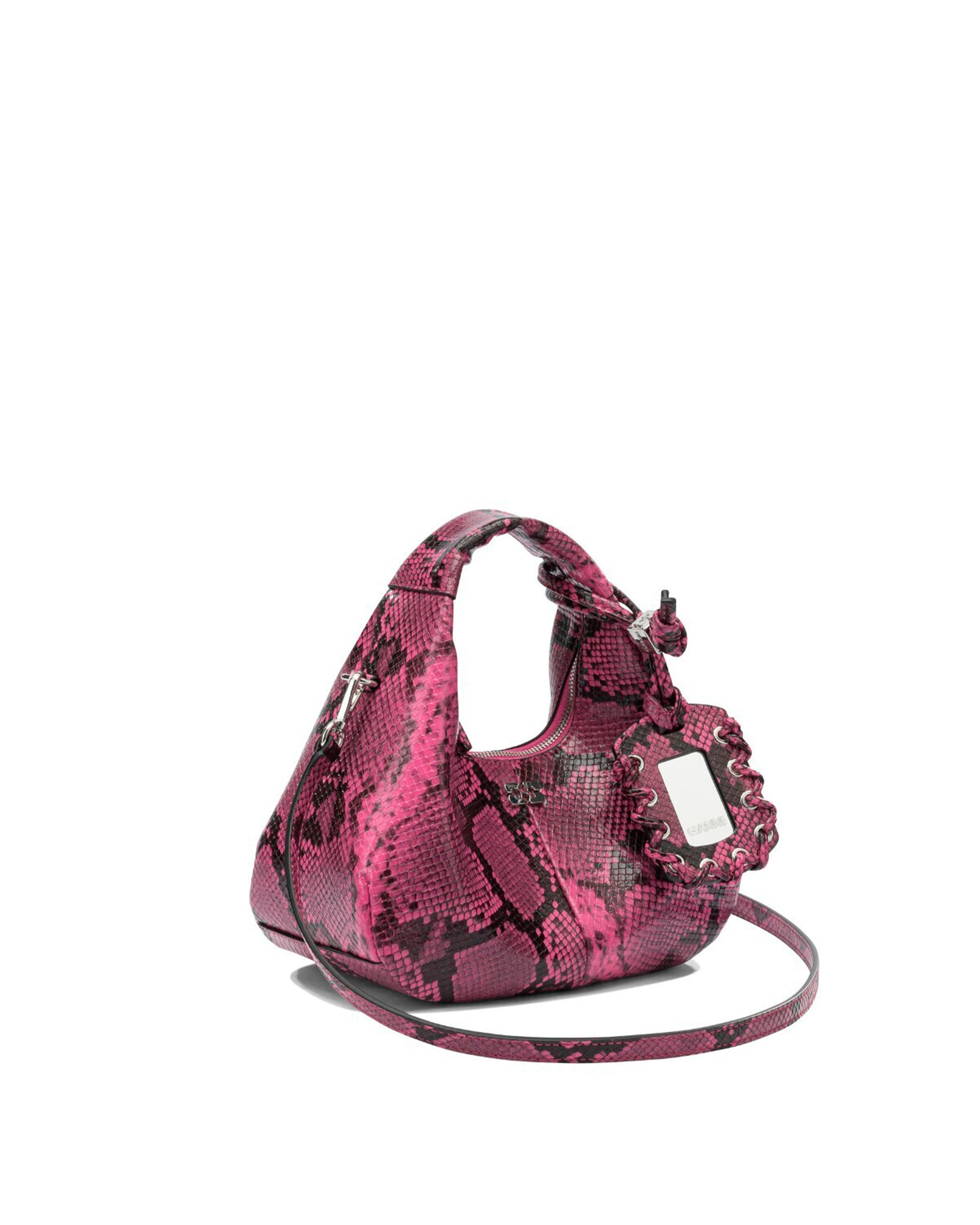 Snake Pink Mini Hobo
