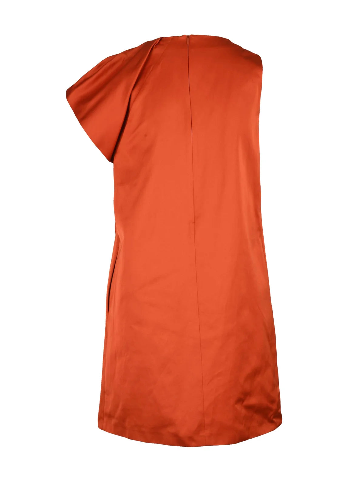 Asymmetrical Ruffle Detail Mini Dress