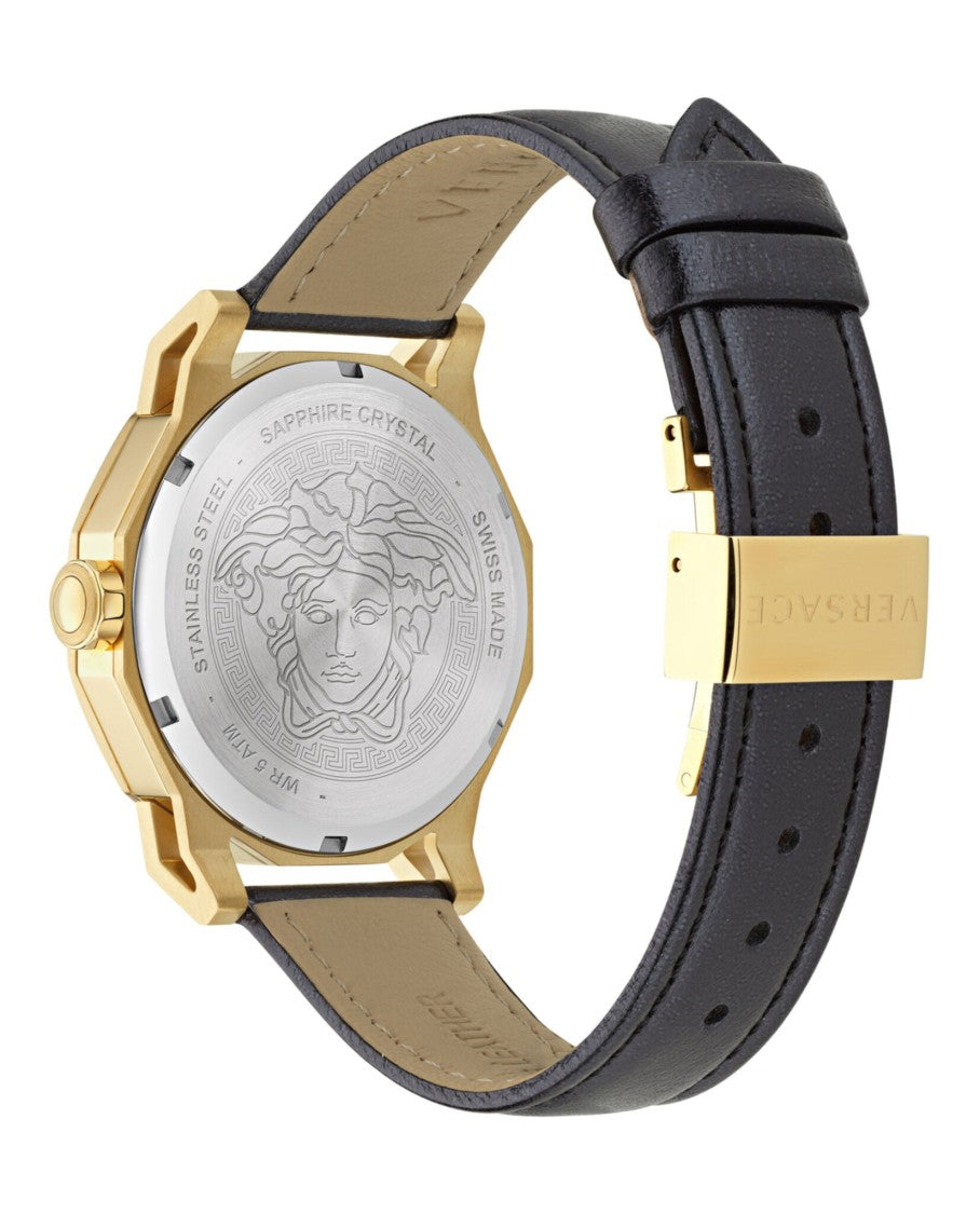 Medusa Deco Leather Watch