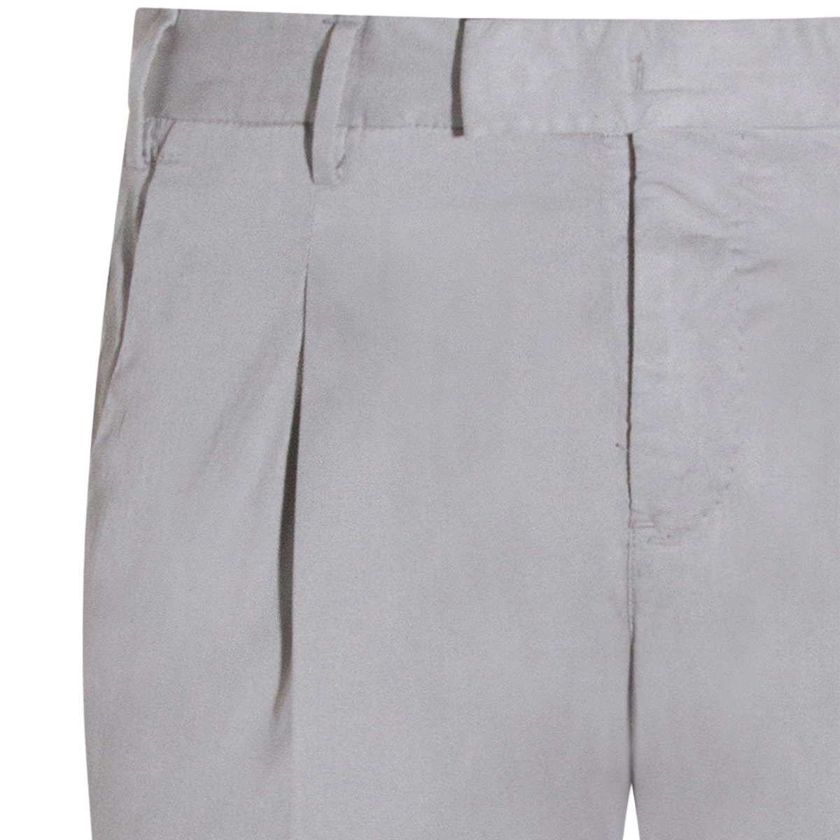 Classic Tailored Grey Trousers With Straight Leg Design