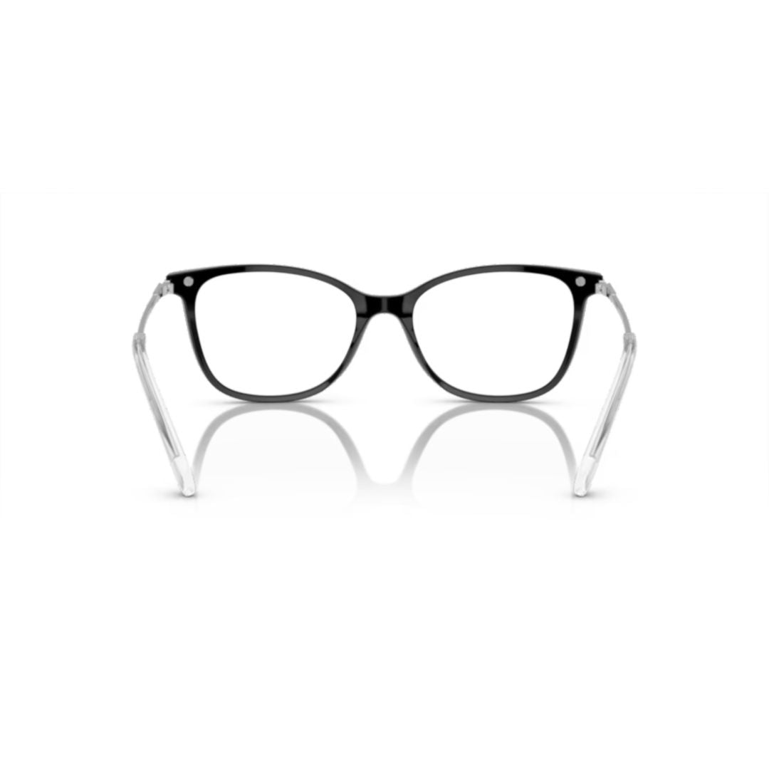 0sk2010 Glossy Black Rectangular Eyeglasses