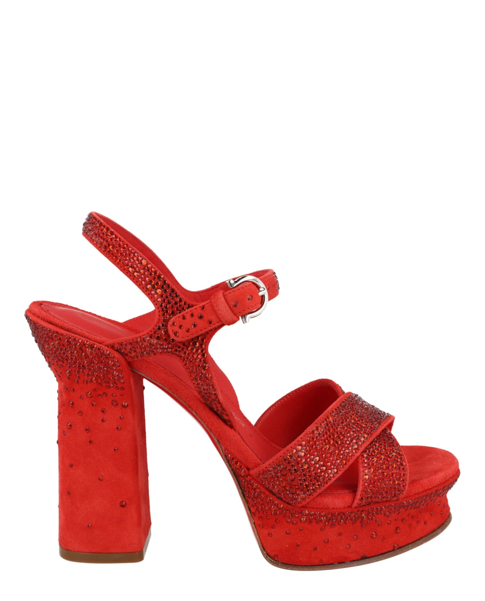 Sonya Suede Platform Sandals