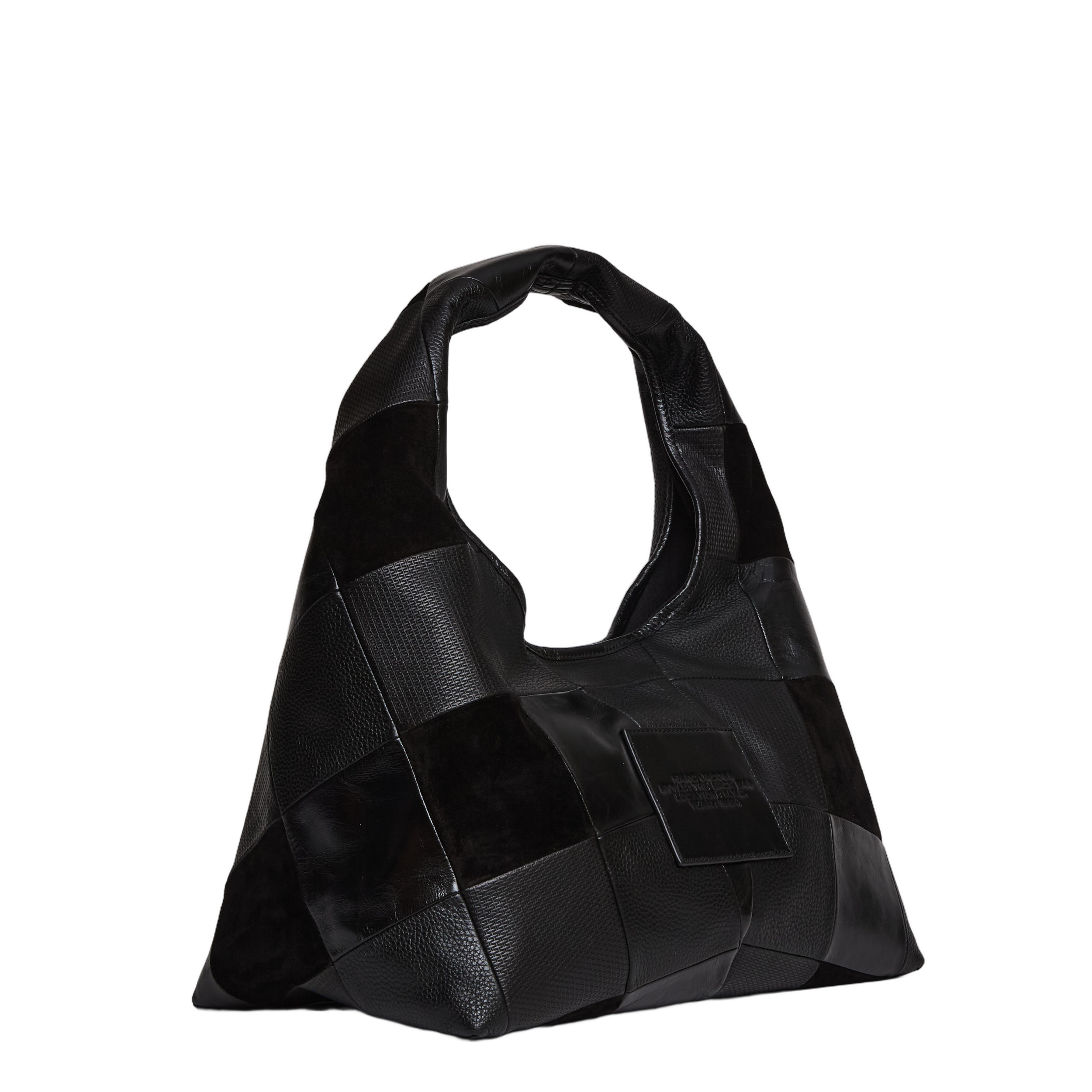 Multicolored Patchwork Leather Shoulder Bag