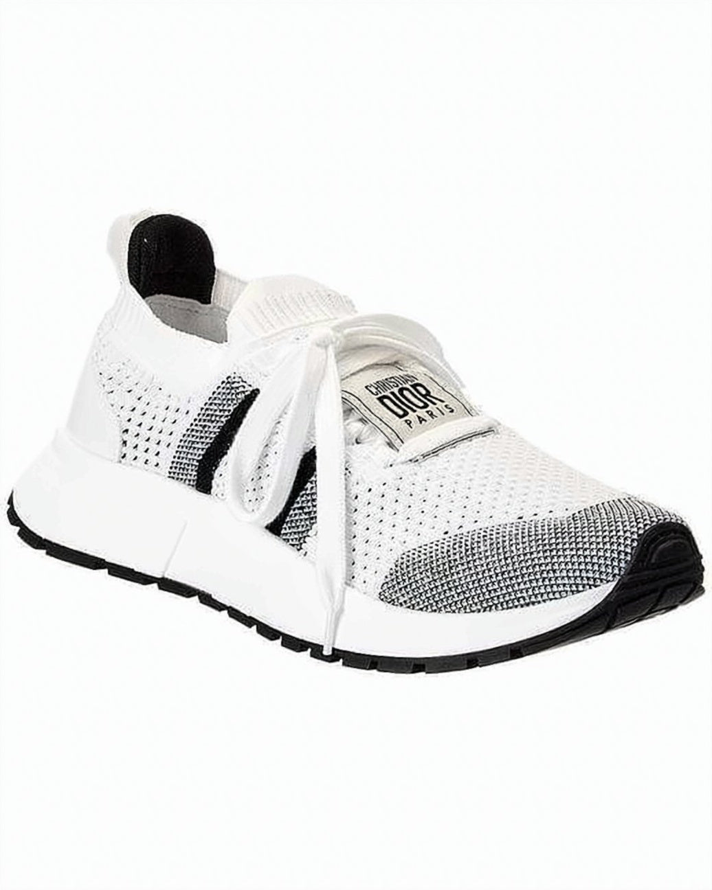 Breathable Knit Sneakers with Black